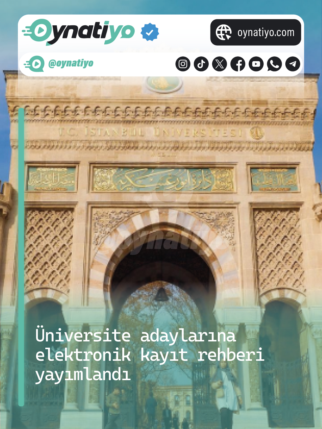 Üniversite adaylarına elektronik kayıt rehberi yayımlandı